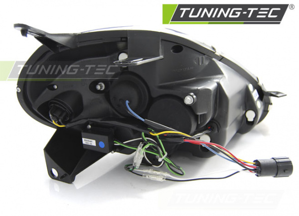 LED Tagfahrlicht Design Scheinwerfer für Fiat Grande Punto 08-09 chrom
